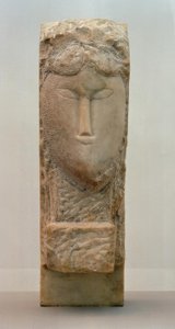 Kopf einer Frau tekijältä Amedeo Modigliani
