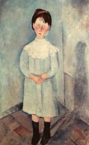 La petite fille en bleu tekijältä Amedeo Modigliani