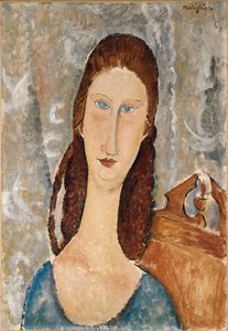 Jeanne Hebuternen muotokuva (öljy kankaalle) tekijältä Amedeo Modigliani