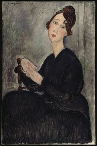 Dèdien muotokuva, 1918 tekijältä Amedeo Modigliani