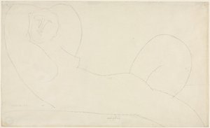 Makaava nainen alaston tekijältä Amedeo Modigliani