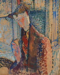 Reverie (Study for the Portrait of Frank Burty Haviland), 1914 (öljyä ja grafiittia kartongille).