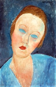 Painter Survagen vaimo, 1918 tekijältä Amedeo Modigliani