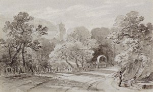 A Country Road, Hastings, n. 1803 (liitu) tekijältä Amelia Long