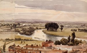 Panoraamamaisemanäkymä, n. 1804 (akvarelli)