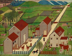 Mahantango Valleyn maatila tekijältä American 19th Century