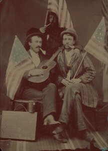 Kolmen miehen muotokuva tekijältä American 19th Century
