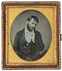 Miehen muotokuva tekijältä American 19th Century