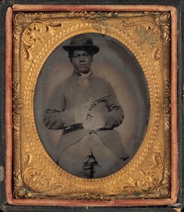 USCT-yksityisen muotokuva tekijältä American 19th Century