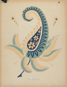 Varhainen kalifornialainen hame portfoliosta "Decorative Art of Spanish California" tekijältä American 20th Century