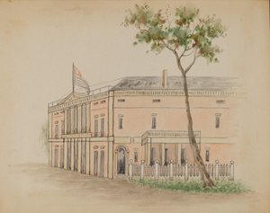 Talo lipun kanssa tekijältä American 20th Century