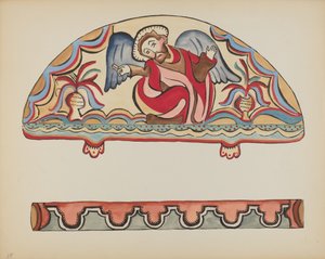 Levy 15: Luominen (Lunette): Portfoliosta "Uuden Meksikon espanjalaiset siirtomaamallit" tekijältä American 20th Century