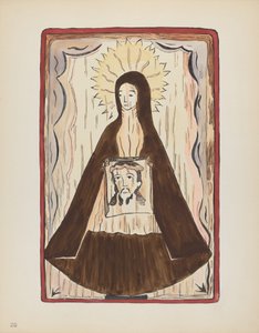 Levy 20: Saint Veronica: Portfoliosta "Uuden Meksikon espanjalaiset siirtomaamallit" tekijältä American 20th Century