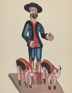 Levy 30: Saint Isidore: Portfoliosta "Uuden Meksikon espanjalaiset siirtomaamallit" tekijältä American 20th Century