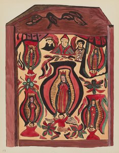 Levy 32: Our Lady of Guadalupe: Portfoliosta "Uuden Meksikon espanjalaiset siirtomaamallit tekijältä American 20th Century