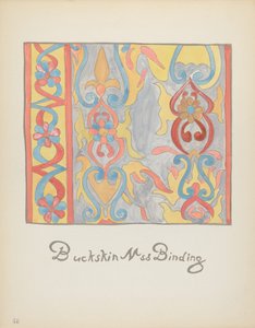 Levy 48: Buckskin Design: Portfoliosta "Spanish Colonial Designs of New Mexico" tekijältä American 20th Century