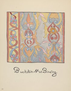 Levy 48: Buckskin Design: Portfoliosta "Spanish Colonial Designs of New Mexico" tekijältä American 20th Century