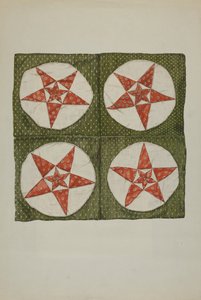 Quilt Blocks - Applique Starfinnish tekijältä American 20th Century