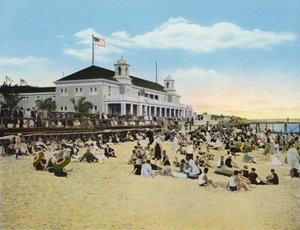 Bathing Beach and Casino, Palm Beach, Florida (kuva) tekijältä American Photographer (after)