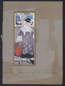 The Theatre of Fur Fashion -kansi, n. 1914. (m/w kuva) tekijältä American Photographer (after)