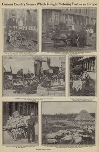 Outoja maalaiskohtauksia, jotka ilahduttavat autoilujuhlia Euroopassa (m/v kuva) tekijältä American Photographer (after)