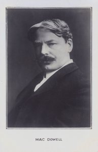 Edward MacDowell, yhdysvaltalainen säveltäjä (m/v kuva) tekijältä American Photographer (after)