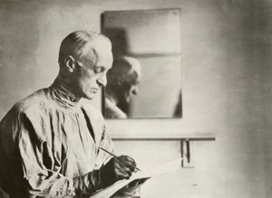 Harvey Cushing, neurokirurgi, muotokuva (m/w kuva) tekijältä American Photographer (after)