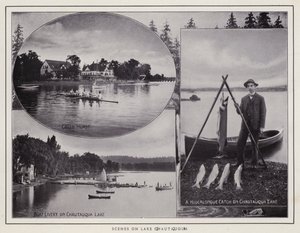 Jamestown, NY: Kohtauksia Chautauqua-järvellä (m/w kuva) tekijältä American Photographer (after)