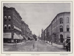 Jamestown, NY: Third Street (m/w kuva) tekijältä American Photographer (after)