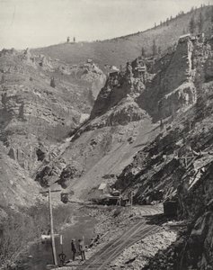 Kaivokset Eagle River Canyonissa, Coloradossa (m/w kuva) tekijältä American Photographer (after)