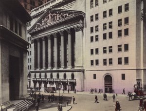 New York: J P Morgan and Co; New Yorkin pörssi (kuva) tekijältä American Photographer (after)