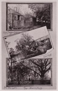 Vanhat orja mökit; Old Mill; Portilla; Eremitaaši (m/w kuva) tekijältä American Photographer (after)