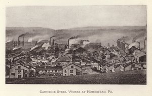 Pittsburgh: Carnegie Steel Works at Homestead, Pennsylvania (m/v kuva) tekijältä American Photographer (after)