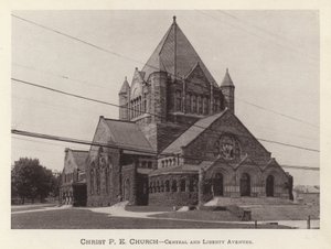 Pittsburgh: Christ P E Church, Central and Liberty Avenues (m/w kuva) tekijältä American Photographer (after)
