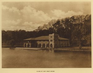 Universitat de Princeton: Classe de 1887 Boat House (foto b/n) finlandès tekijältä American Photographer (after)