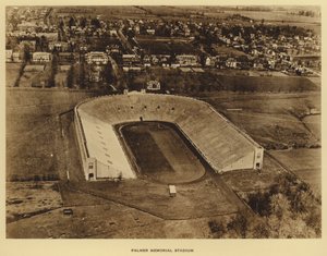 Princetonin yliopisto: Palmer Memorial Stadium (m/w kuva) tekijältä American Photographer (after)