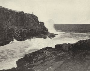 Sea Wall, Bald Head Cliff, Maine (m/w kuva) tekijältä American Photographer (after)