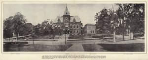 Springfield, Massachusetts: The City Library Group of Buildings (m/w kuva) tekijältä American Photographer (after)