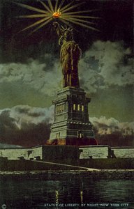 Vapaudenpatsas, New York City, New York, USA (värillinen kuva) tekijältä American Photographer (after)