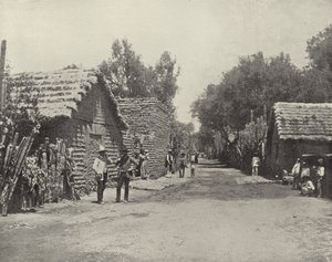 Street Scene Santa Anitassa, Meksikossa (m/w kuva) tekijältä American Photographer (after)