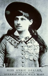 Annie Oakley (1860-1926) (m/w kuva) tekijältä American Photographer