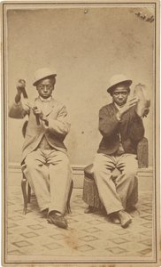"Bell Boys at the Barrett House, Burlington, Iowa",c. 1863 (kuva) tekijältä American Photographer
