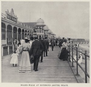 Boardwalk at Richmond (South) Beach (m/w kuva) tekijältä American Photographer