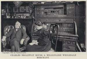 Charles Broadway Rouss, miljonääri tukkukauppias (m/v kuva) tekijältä American Photographer