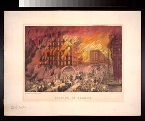 Chicago in Flames, 1871 tekijältä American Photographer