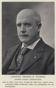 Eversti George E Waring, entinen Street Commissioner (m/w kuva) tekijältä American Photographer