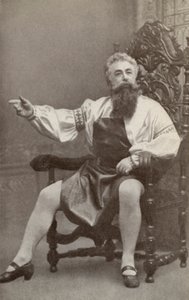 Emil Fischer Hans Sachsina elokuvassa "Die Meistersinger Von Nurnburg" (s/w-kuva). tekijältä American Photographer