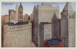 Financial District, New York City, Yhdysvallat (värillinen kuva) tekijältä American Photographer