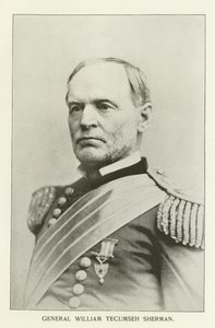 Kenraali William Tecumseh Sherman (mustavalkoinen valokuva) tekijältä American Photographer