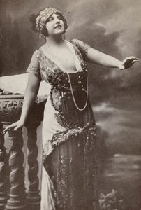 Geraldine Farrar, "Tosca" (s/w-kuva) tekijältä American Photographer